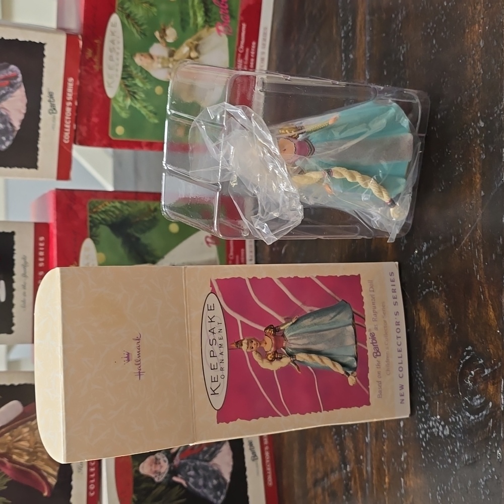 Barbie Keepsake Ornament Hallmark Rapunzel 1997 Vintage